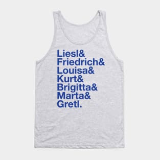 THE SOUND OF MUSIC NAMES AMPERSAND Tank Top